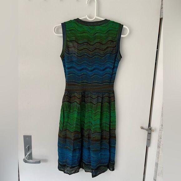 M Missoni multi color sleeves crochet dress - Picture 3 of 8